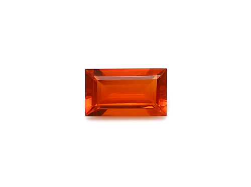 Fire Opal Baguette Faceted 7X12 mm 2.43 Carats GSCFO194