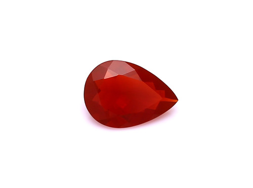 Fire Opal Pear Faceted 10X14 mm 2.34 Carats GSCFO201