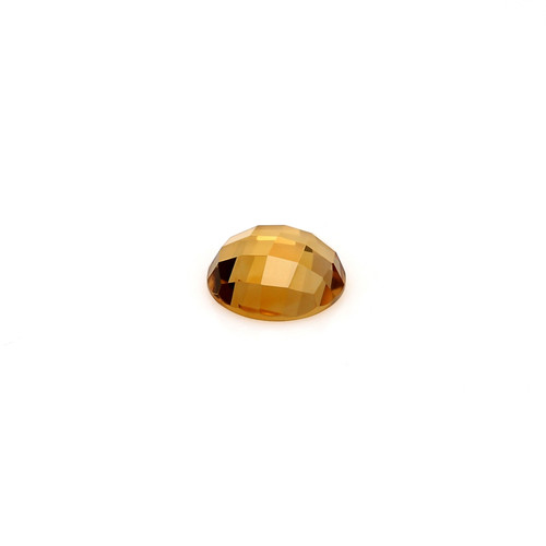 Citrine Round Checkerboard 6 x 6 x 2.45 mm 0.63 Carat GSCCI004