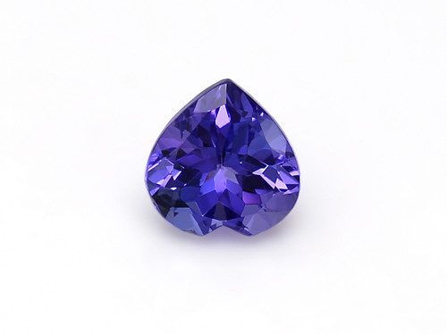 Tanzanite Heart Faceted 7.5X7.5 mm AAA+ 1.78 Carat GSCTZ0442