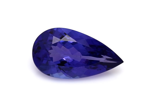 Tanzanite Pear Faceted 7X13 mm AAAA 2.65 Carat GSCTZ0462
