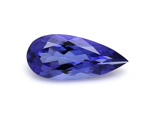 Tanzanite Pear Faceted 6.5X14 mm AAA+ 2.65 Carat GSCTZ0467