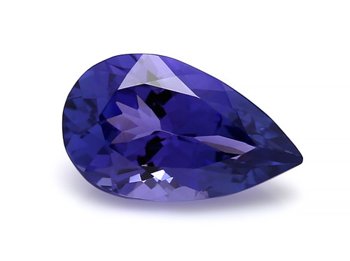 Tanzanite Pear Faceted 7X12 mm AAA+ 2.96 Carat GSCTZ0470