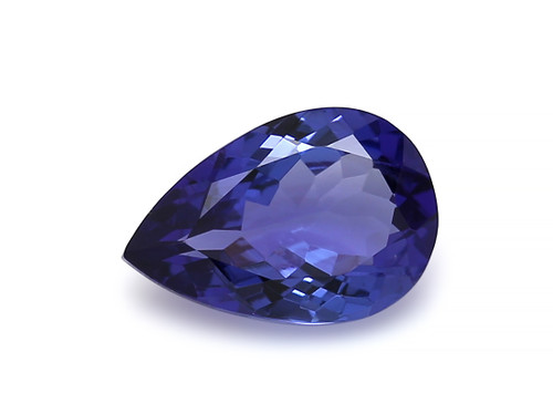 Tanzanite Pear Faceted 8X12 mm AAAA 3.17 Carat GSCTZ0475