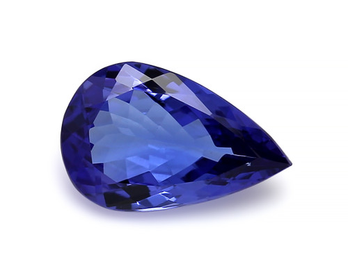 Tanzanite Pear Faceted 9X14 mm AAAA 3.92 Carat GSCTZ0492