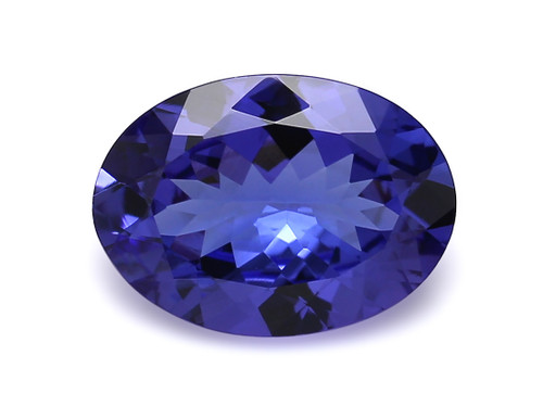 Tanzanite Oval Faceted 10X14 mm AAAA 1 Piece 5.24 Carats GSCTZ0514