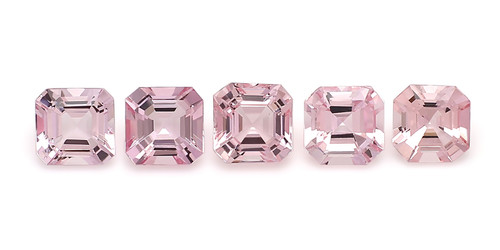 Pink Morganite Octagon Faceted 8.5X8.5 mm 5 Piece 13.56 Carats GSCPEMO164