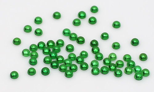Tsavorite Round Highdom Cabochon 2.40 mm 59 Pieces 5.26 Carats GSCTS670