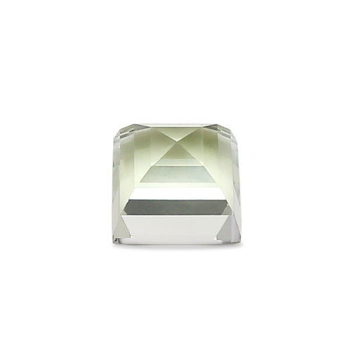 Green Amethyst Step Cut  10 x 10 mm 6.54 Carat GSCGAM008