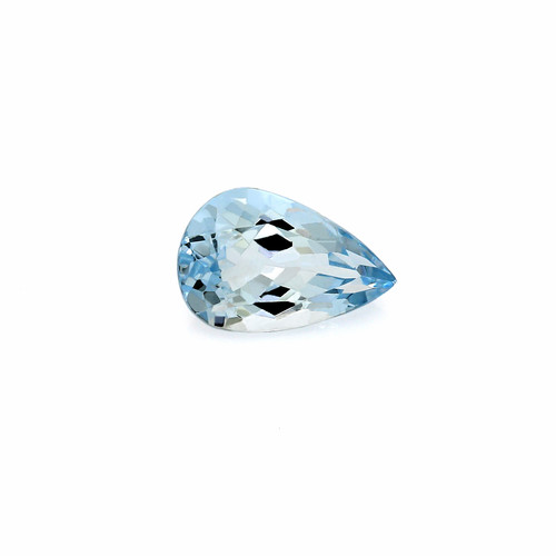 Aquamarine Pear Faceted 9 x 6 mm 1.02 Carat GSCAQ040