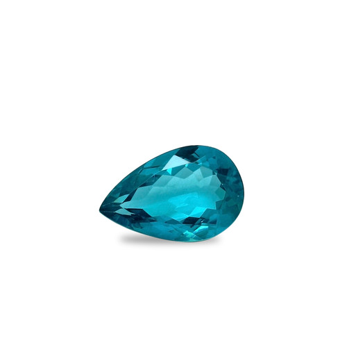 Apatite Pear Faceted  9 x 14 mm 4.27 Carat GSCAP009