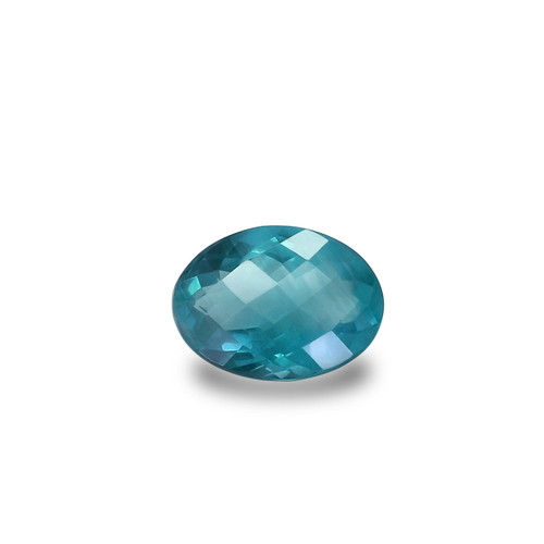 Apatite Oval Checkerboard  12.5 x 17 mm 11.58 Carat GSCAP021