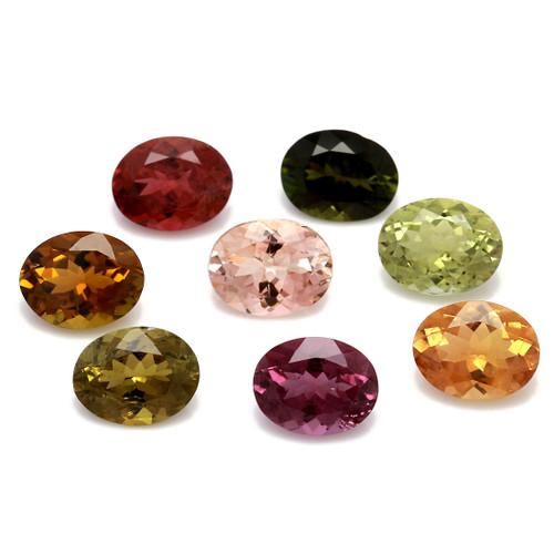 Tourmaline Oval Faceted 7 x 9 mm 53 Piece 95.95 Carat GSCTO139