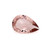 Peach Morganite Pear Faceted 9X6 mm 0.76 Carats  GSCPEMO088