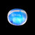 Rainbow Moonstone  Oval Cabochon  9X10 mm 4.55 Carats  GSCRMO104