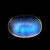 Rainbow Moonstone  Oval Cabochon 7X11 mm 3.40 Carats  GSCRMO129