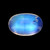 Rainbow Moonstone  Oval Cabochon  3.69 Carats 7X11 mm GSCRMO130