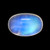 Rainbow Moonstone Oval Cabochon 8X12 mm 5.01 Carats  GSCRMO137