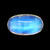 Rainbow Moonstone Oval Cabochon 5.54 Carats 8X14 mm GSCRMO138