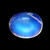 Rainbow Moonstone Oval Cabochon 9X11 mm 5.44 Carats  GSCRMO162