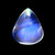 Rainbow Moonstone Pear Cabochon 9X11 mm 3.09 Carats  GSCRMO166