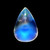 Rainbow Moonstone Pear Cabochon 3.68 Carats 8X11 mm GSCRMO173