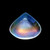 Rainbow Moonstone Heart Cabochon 9X10 mm 2.81 Carats  GSCRMO177
