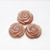 Cappuccino Chocolate Moonstone Rose Flower Carving  20X20 mm 3 Piece  58.16 Carats GSCCM0017