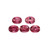 Pink Tourmaline Oval Faceted 6X8 mm  5 Piece 6.08 Carats GSCTO310