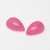 Dyed Natural Pink Jade Cabochon Pear  10X15  mm 1 Pair  12.97  Carats  GSCNJ009