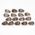 Smoky  Pear Faceted 6X10 mm 16 Pieces   22.67 Carats GSCSMK022
