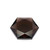 Smoky Hexagon  Faceted 23X23 mm 21.96 Carat GSCSMK025