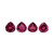 Pink Tourmaline Heart Faceted 7X7 mm 4 Pieces 4.34 Carats GSCTO390