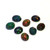 Black Dyed Ethiopian Opal Oval Cabochon 8X10 mm 24 Pieces 44.50 Carats GSCEOP034