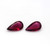 Rubellite Tourmaline Pear Faceted  10X18.5 mm 1 Pair 12.19 Carats GSCTO422