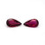 Rubellite Tourmaline Pear Faceted  10X19 mm 1 Pair 11.95 Carats GSCTO423