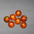 Orange Dyed Ethiopian Opal Round Cabochon 10X10 mm 7 Pieces 14.10 Carats GSCEOP037