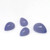 Blue Chalcedony Pear Cabochon 10X14 mm - 13X18 mm  4 Pieces 33.77 Carats GSCBCL007