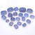 Blue Chalcedony Cushion Cabochon 10X14 mm  20 Pieces 98.70 Carats GSCBCL009