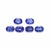 Tanzanite Oval Faceted 6X8 mm 6 Pieces 4.58 Carats GSCTZ0046