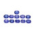 Tanzanite Oval Faceted 6X8 mm 11 Pieces 8.02 Carats GSCTZ0048