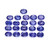 Tanzanite Oval Faceted 6X8 mm 21 Pieces 16.11 Carats GSCTZ0049