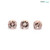Peach Morganite Round Faceted 7X7 mm 3 Pieces 4.00 Carats GSCPEMO151