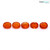 Fire Opal Oval Faceted 8X10 mm 25 Pieces 40.15 Carats GSCFO155