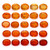 Fire Opal Oval Faceted 8X10 mm 25 Pieces 40.15 Carats GSCFO155
