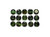 Green Tourmaline  Round Faceted 4 mm 15 Pieces 3.92 Carats GSCTO478