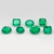 Emerald Faceted Oval / Octagon Mix  11 Pieces 15.75 Carats GSCEM0123