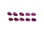 Rhodolite Pear Faceted 3X5 mm 10 Pieces 2.62 Carats GSCRH016