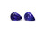 Tanzanite Pear Faceted  7X10 mm  2 Piece  4.38 Carats GSCTZ0062