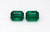 Emerald Faceted Octagon 9.31X12.55 mm 1 Pair 14.45 Carat GSCEM0199